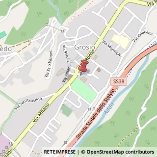 Mappa Via visconti venosta 9, 23033 Grosio, Sondrio (Lombardia)
