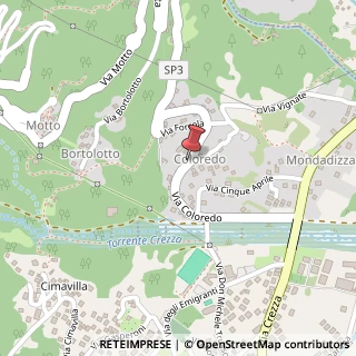 Mappa Via Coloredo, 6, 23020 Gordona, Sondrio (Lombardia)