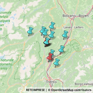 Mappa Via dei Campi, 38012 Predaia TN, Italia (8.338)