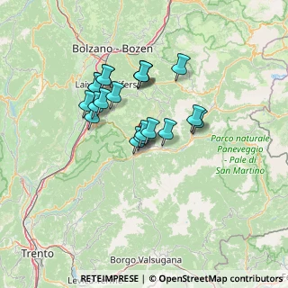 Mappa Via Costa dei Salici, 38033 Cavalese TN, Italia (10.9475)