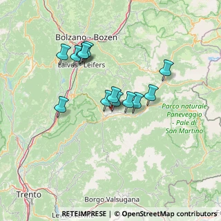 Mappa Via Costa dei Salici, 38033 Cavalese TN, Italia (11.45615)