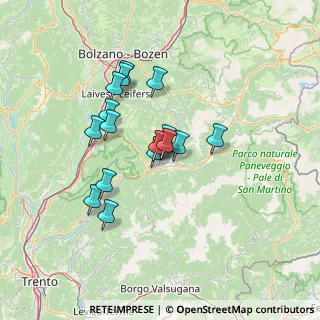 Mappa Via Giacomo Matteotti, 38033 Cavalese TN, Italia (10.97125)