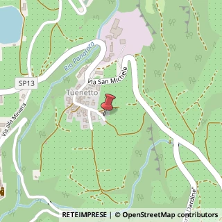 Mappa Via di S. Rocco, 38012 Tuenetto TN, Italia, 38012 Predaia, Trento (Trentino-Alto Adige)