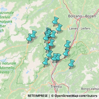 Mappa Mollaro, 38012 Taio TN, Italia (9.629)