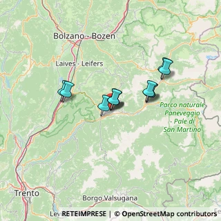 Mappa Via Baldieroni, 38033 Cavalese TN, Italia (9.43091)