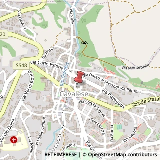Mappa Via Unterberger, 14, 38033 Cavalese, Trento (Trentino-Alto Adige)