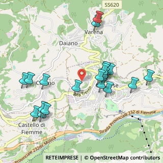 Mappa Via Giovanelli, 38033 Cavalese TN, Italia (1.06211)