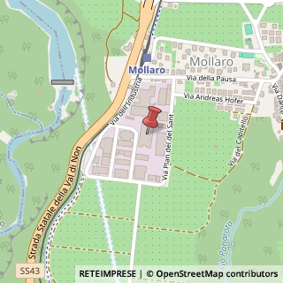 Mappa Via Dell'industria, 11, 38012 Taio, Trento (Trentino-Alto Adige)