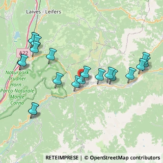 Mappa Via Salita al Doss, 38033 Carano TN, Italia (8.9945)