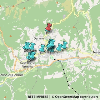 Mappa Pzza C Battisti, 38033 Cavalese TN, Italia (1.08579)
