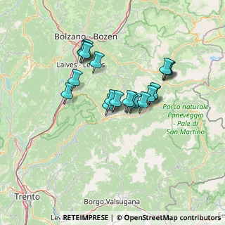 Mappa Via Muratori, 38033 Cavalese TN, Italia (11.175)