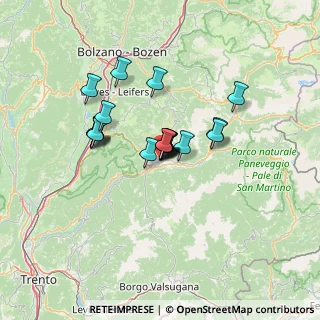 Mappa Pzza C Battisti, 38033 Cavalese TN, Italia (9.08211)