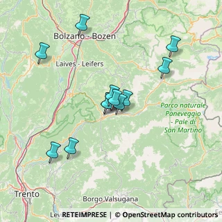 Mappa Via Muratori, 38033 Cavalese TN, Italia (12.395)