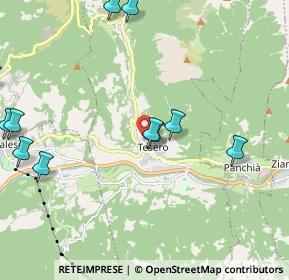 Mappa Via Stava, 38038 Tesero TN, Italia (2.71167)