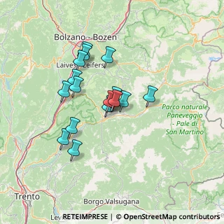 Mappa Via Revignana, 38033 Cavalese TN, Italia (11.10438)