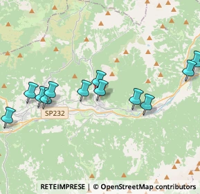 Mappa 38038 Tesero TN, Italia (4.095)