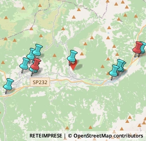 Mappa 38038 Tesero TN, Italia (4.81833)