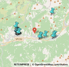 Mappa 38038 Tesero TN, Italia (3.75765)