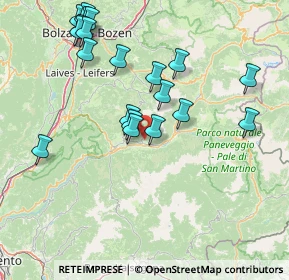 Mappa 38038 Tesero TN, Italia (16.408)