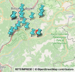 Mappa 38038 Tesero TN, Italia (16.992)