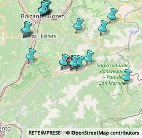 Mappa 38038 Tesero TN, Italia (17.356)