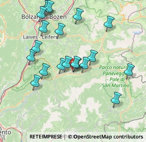 Mappa 38038 Tesero TN, Italia (15.5955)