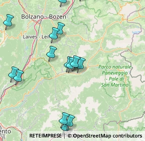 Mappa 38038 Tesero TN, Italia (17.67933)