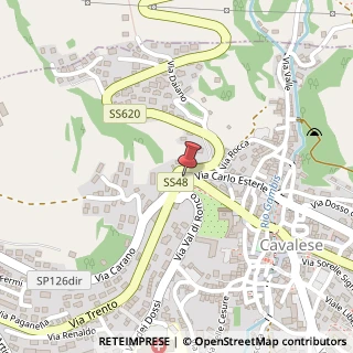 Mappa Piazza 12 Partigiani, 6, 38033 Cavalese, Trento (Trentino-Alto Adige)
