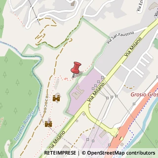 Mappa Via San Faustino, 10, 23033 Grosio, Sondrio (Lombardia)