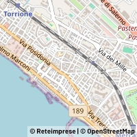 Hartă Salerno