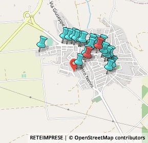 Mappa Via Nino Giagu de Martini, 07049 Usini SS, Italia (0.381)