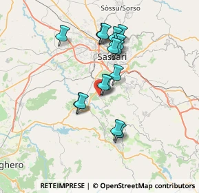 Mappa Via Nino Giagu de Martini, 07049 Usini SS, Italia (6.52176)