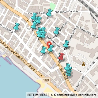 Mappa Via Lama Giovanni Bernardo, 84129 Salerno SA, Italia (0.125)