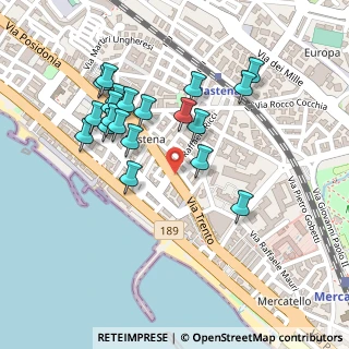 Mappa Via Matteo Avallone, 84129 Salerno SA, Italia (0.2475)