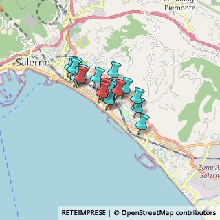 Mappa Via Matteo Avallone, 84129 Salerno SA, Italia (1.079)