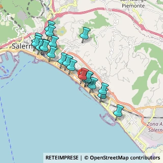 Mappa Via Matteo Avallone, 84129 Salerno SA, Italia (1.9405)