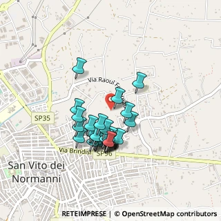 Mappa Via Giovanni Gentile, 72019 San Vito dei Normanni BR, Italia (0.38966)