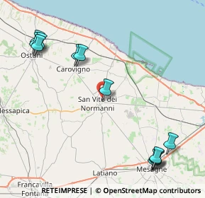 Mappa Via Giovanni Gentile, 72019 San Vito dei Normanni BR, Italia (11.52583)