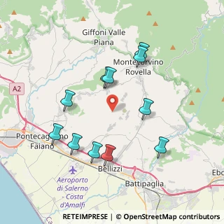 Mappa Via Vittorio Emanuele, 84090 Montecorvino Pugliano SA, Italia (4.04636)