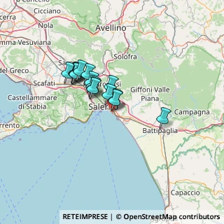 Mappa Lungomare Colombo, 84129 Salerno SA, Italia (10.6725)