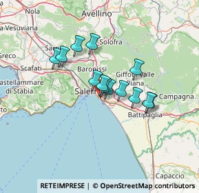 Mappa Via Loria Vincenzo, 84131 Salerno SA, Italia (10.33385)