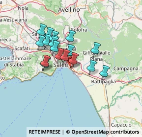 Mappa Via Loria Vincenzo, 84131 Salerno SA, Italia (11.63889)