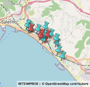 Mappa Via Loria Vincenzo, 84131 Salerno SA, Italia (1.101)