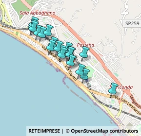 Mappa Via Loria Vincenzo, 84131 Salerno SA, Italia (0.75)