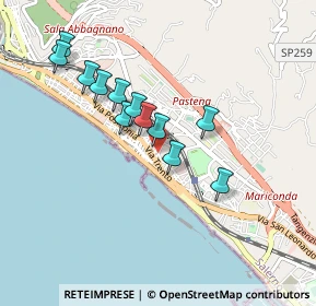 Mappa Via Loria Vincenzo, 84131 Salerno SA, Italia (0.83333)