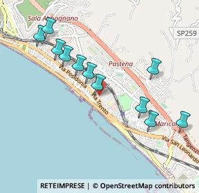 Mappa Via Loria Vincenzo, 84131 Salerno SA, Italia (1.07727)