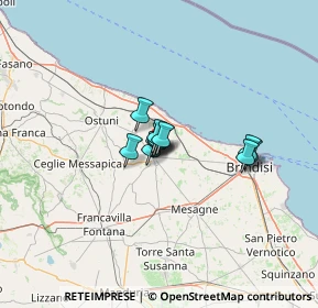 Mappa Via Mare, 72019 San Vito dei Normanni BR, Italia (7.25273)