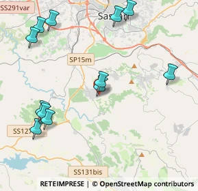 Mappa Via Uri, 07049 Usini SS, Italia (5.2875)