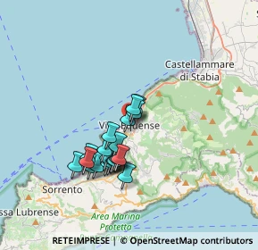 Mappa Corso Umberto I, 80069 Vico Equense NA, Italia (2.9965)