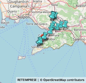 Mappa Corso Umberto I, 80069 Vico Equense NA, Italia (10.53333)